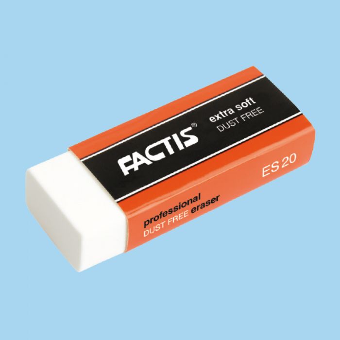 Factis ES20 White Vinyl Eraser