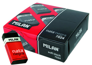 Milan Nata Negra Black Extra Soft Eraser 7024