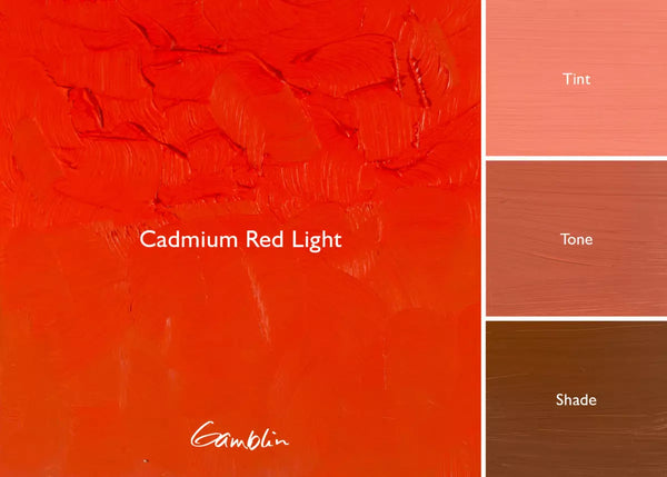 Artist Grade Oils 37ml Cadmium Red Light