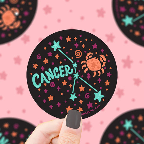 Sticker Zodiac Cancer Holographic