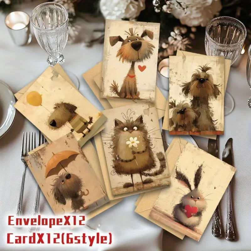 Posners Cartoon Animal Greeting Cards