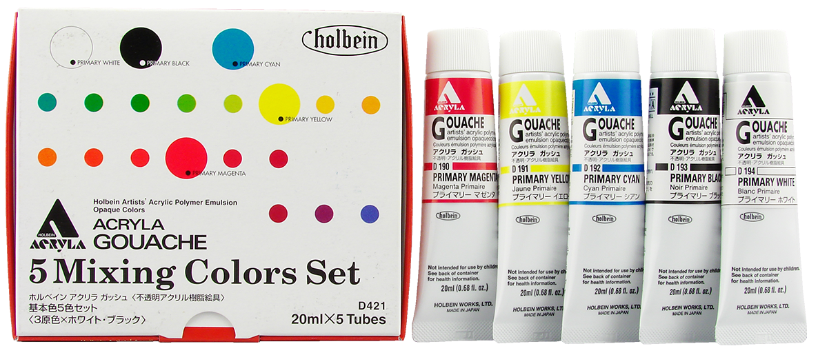 Holbein 20ml Acryla Gouache Sets