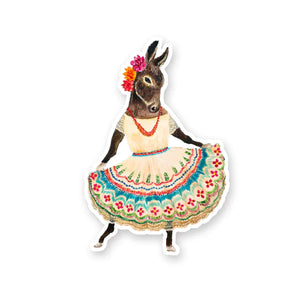 Sticker Dancing Donkey