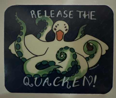 Stickers Release the Quacken