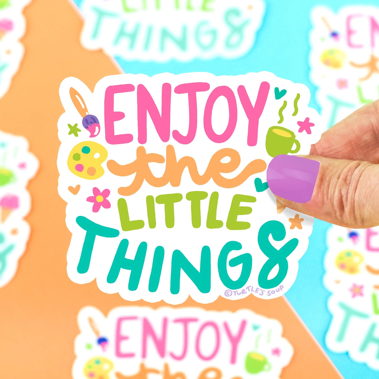 Turtle's Soup Assorted Fun Saying Stickers