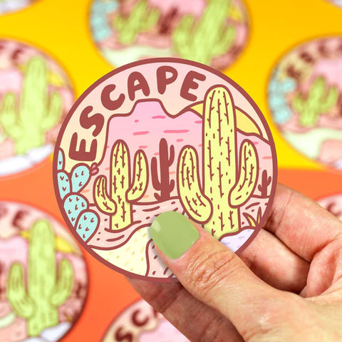 Sticker Escape Desert