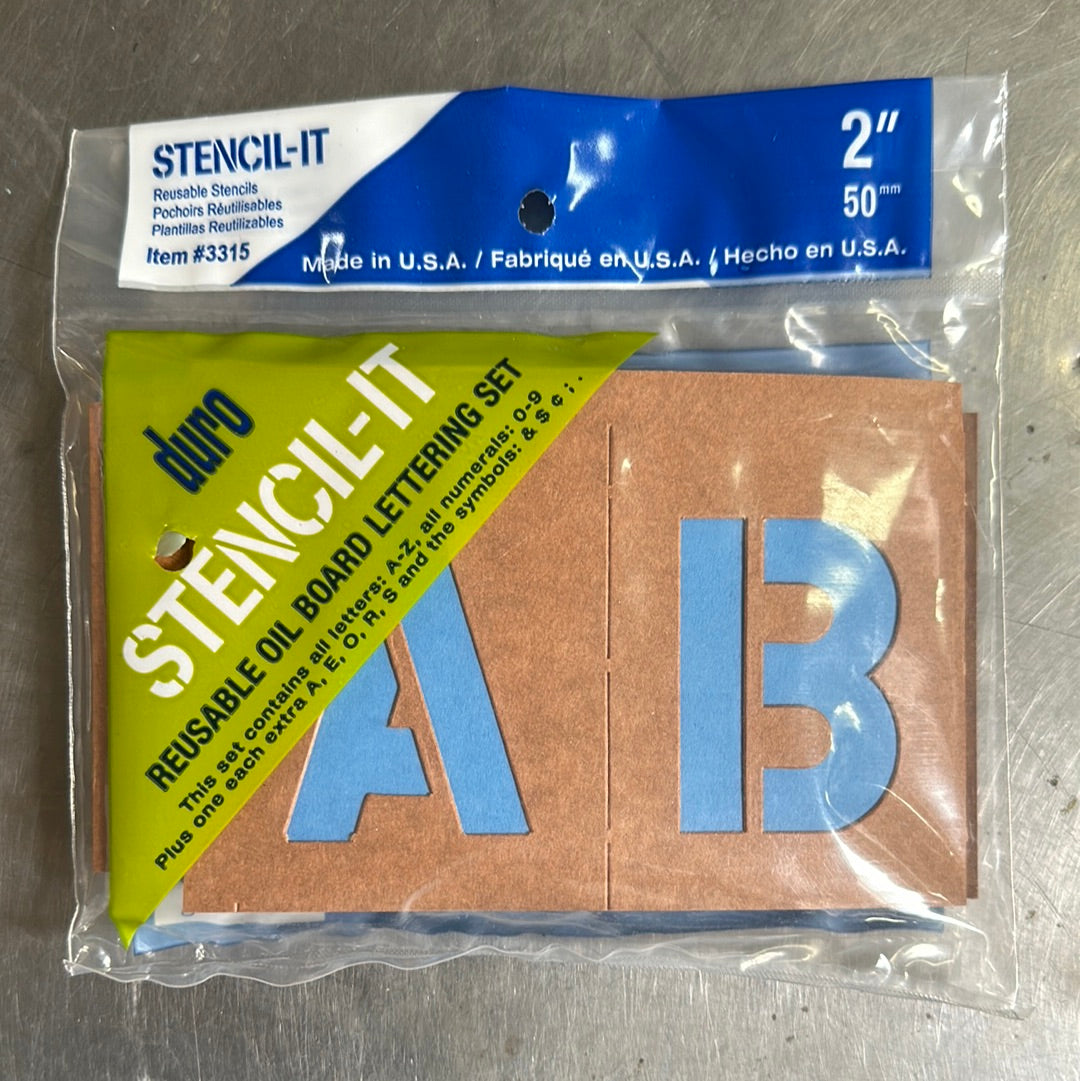 Graphic Products Duro Stencil-It Alphabet Stencils