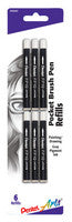 Pentel 6 Pack Black Pocket Brush Refills