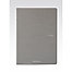 EcoQua Notebook 5.8" x 8.3" (A5) Staple-Bound Lined Gray