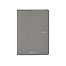 EcoQua Notebook 8.3" x 11.7" (A4) Staple-Bound Lined Gray