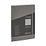 Ecoqua Plus Stitch-Bound Notebook 8.3" x 11.7" (A4) - Lined Gray