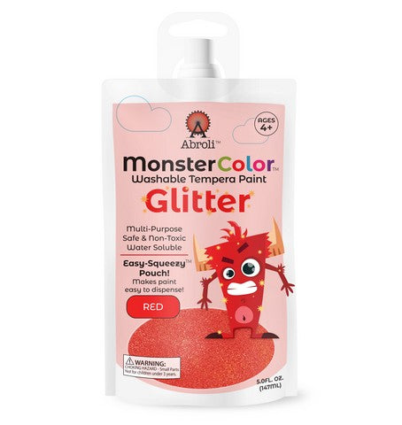 Abroli Monster Washable Tempera Paint Pouches