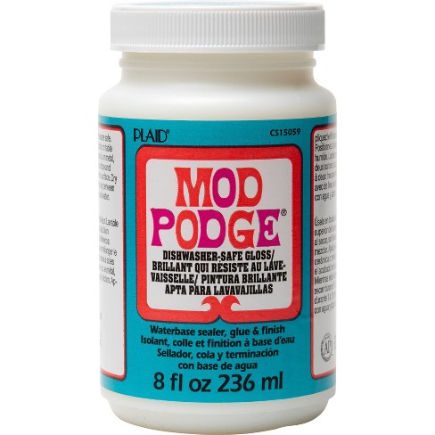 Plaid Dishwasher Safe Mod Podge