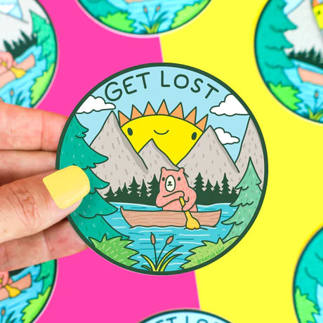 Sticker Get Lost Bear