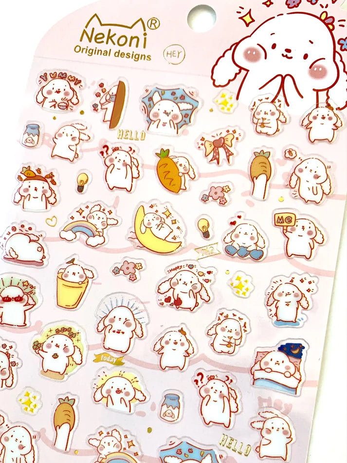 Cute Stickers Gel Rabbit