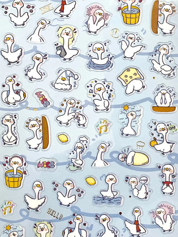 Cute Stickers Gel Ducks