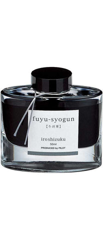 Iroshizuku Ink Fuyu-Syogun Bluish Dark Gray