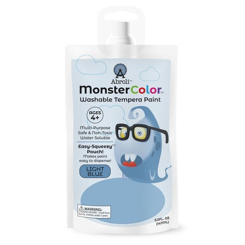 Abroli Monster Washable Tempera Paint Pouches