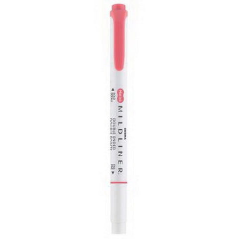 Mildliner Highlighter Double Ended Red