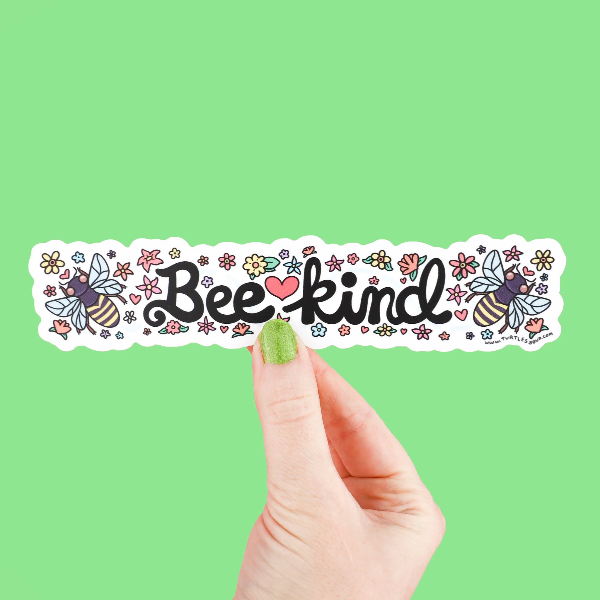 Sticker Bee Kind Long