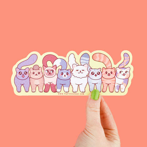 Sticker Cats Long