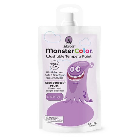 Abroli Monster Washable Tempera Paint Pouches