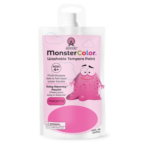 Abroli Monster Washable Tempera Paint Pouches