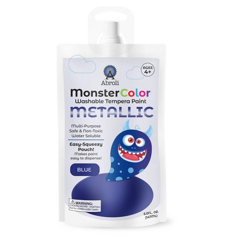 Abroli Monster Washable Tempera Paint Pouches