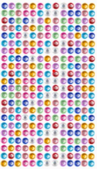 Rhinestone Jewel Stickers Multicolor