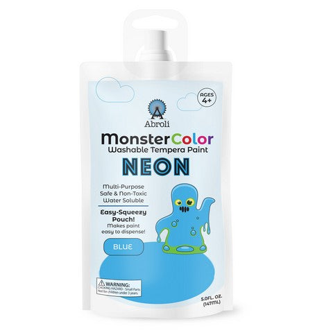 Abroli Monster Washable Tempera Paint Pouches