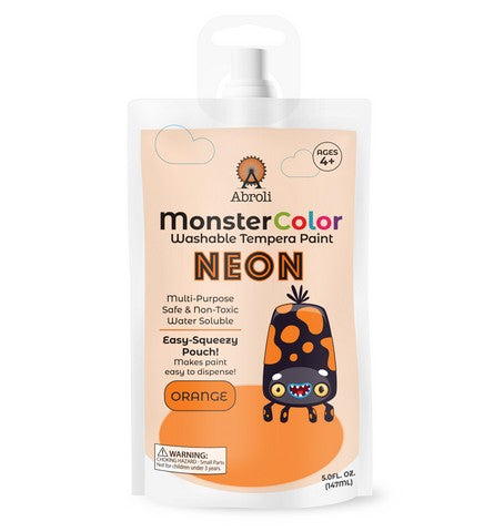 Abroli Monster Washable Tempera Paint Pouches