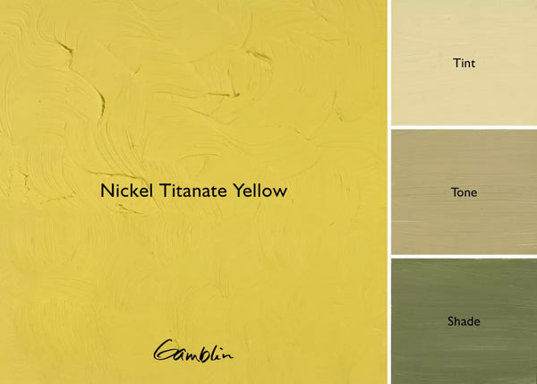 Artist Grade Oils 37ml Nickel Titanate Yellow