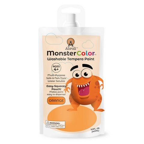 Abroli Monster Washable Tempera Paint Pouches