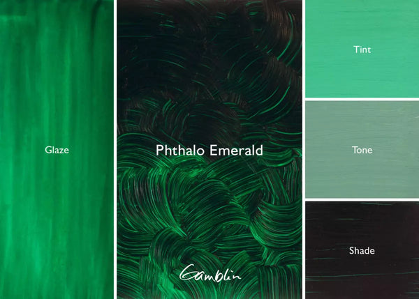 Artist Grade Oils 37ml Phthalo Emerald