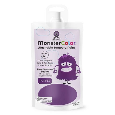 Abroli Monster Washable Tempera Paint Pouches