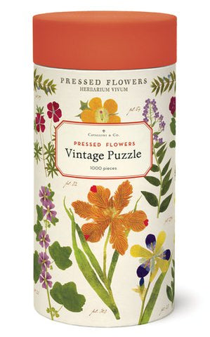 1000 Piece Puzzle  Vintage Inspired Pressed Flowers