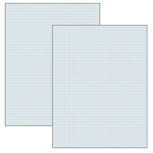 Posners 100 Pack 8.5in x 11in 4x4 Grid Paper
