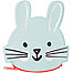 Animal Pouch Mint Bunny