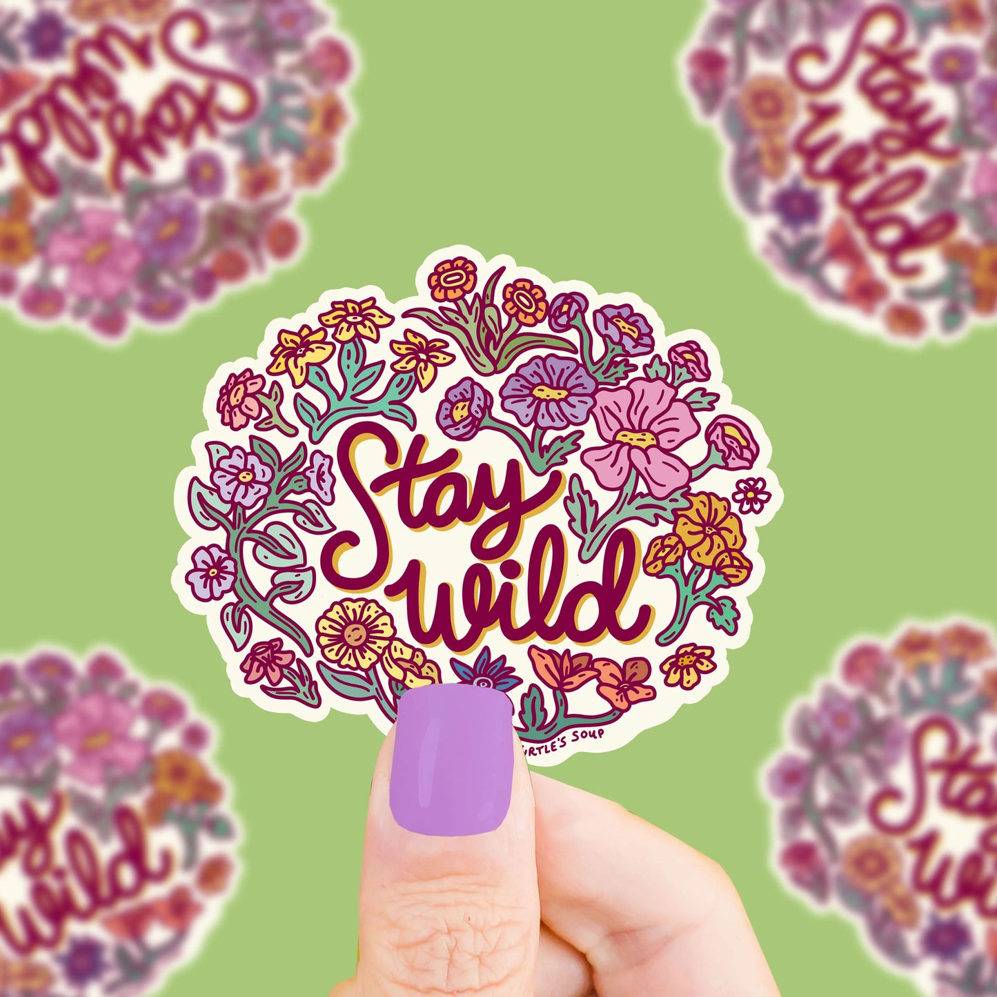 Turtle's Soup Assorted Fun Saying Stickers