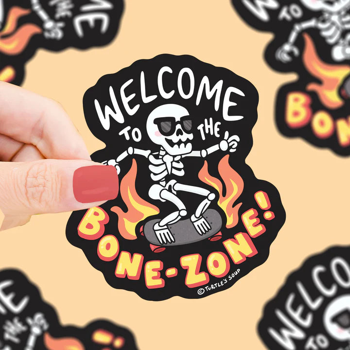 Sticker Welcome To The Bone Zone