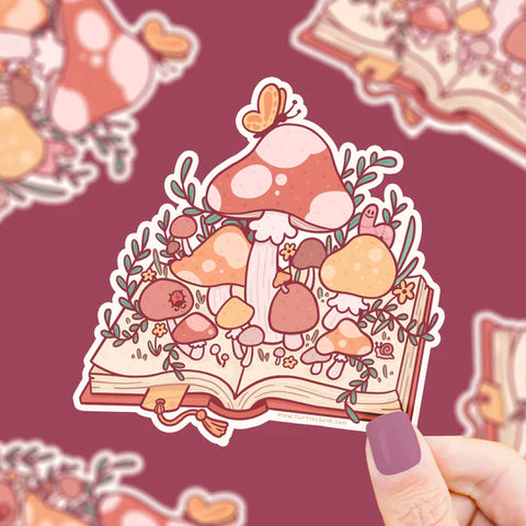 Sticker Mushroom Book