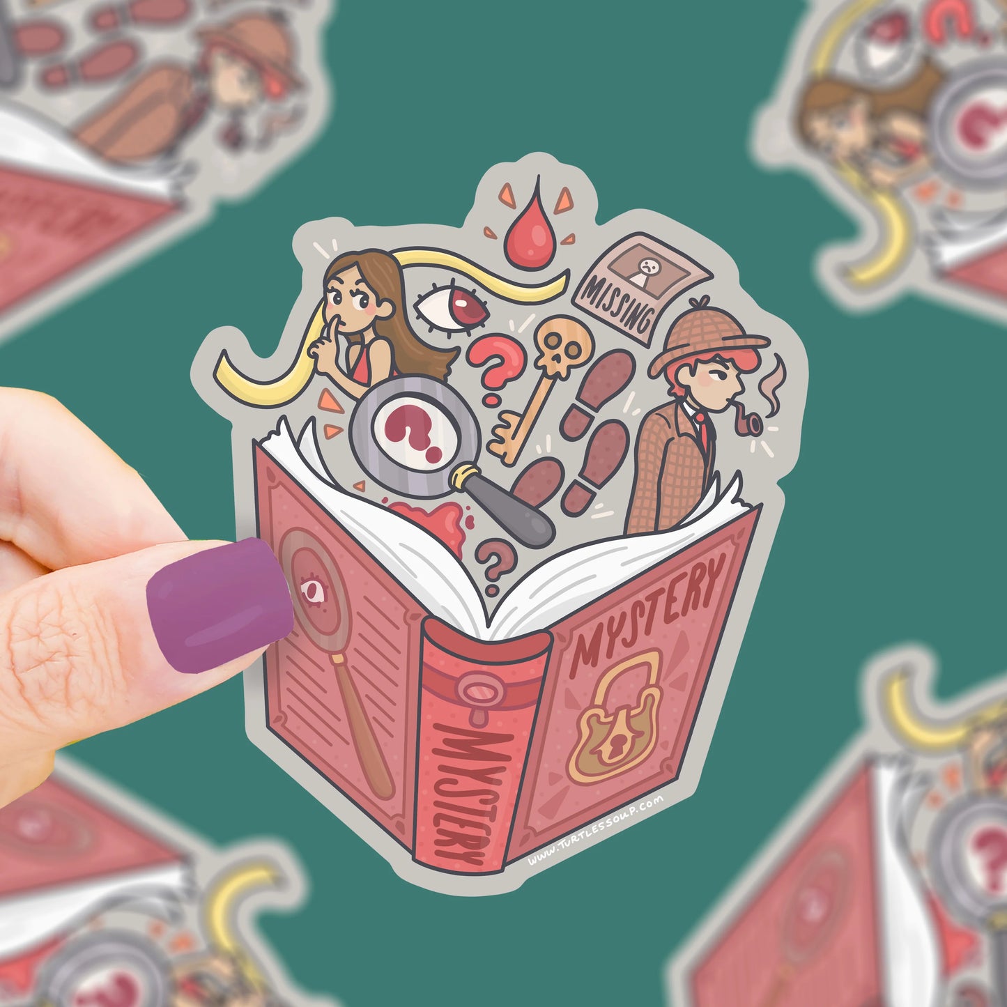 Turtle's Soup Book Lovers Stickers