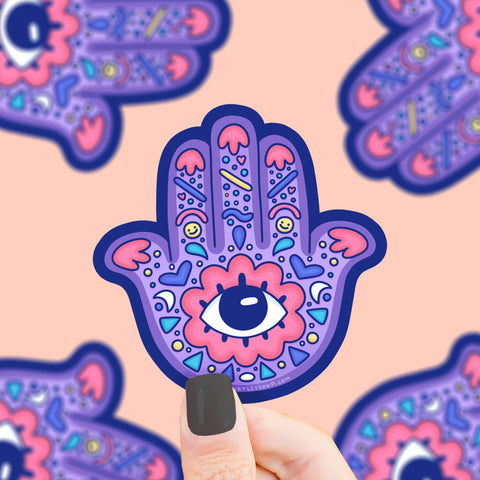 Sticker Evil Eye Mandala Hand