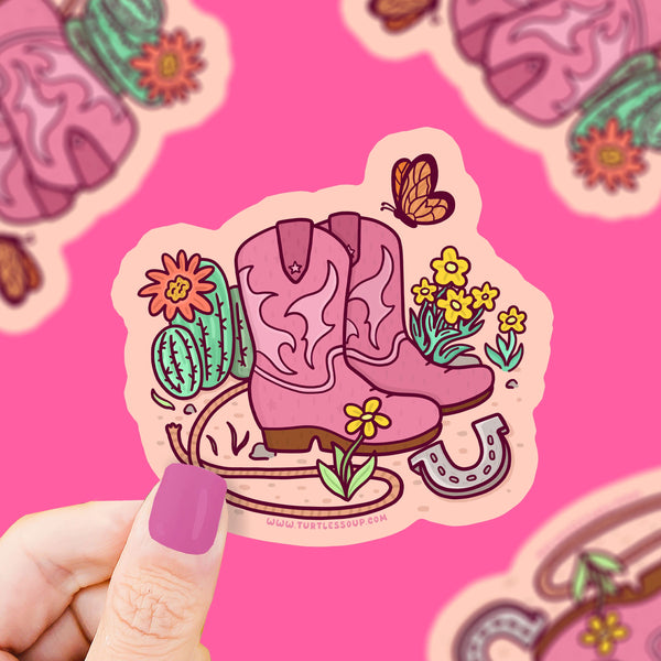 Turtle's Soup Western Stickers