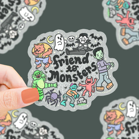 Sticker Friend To Monsters