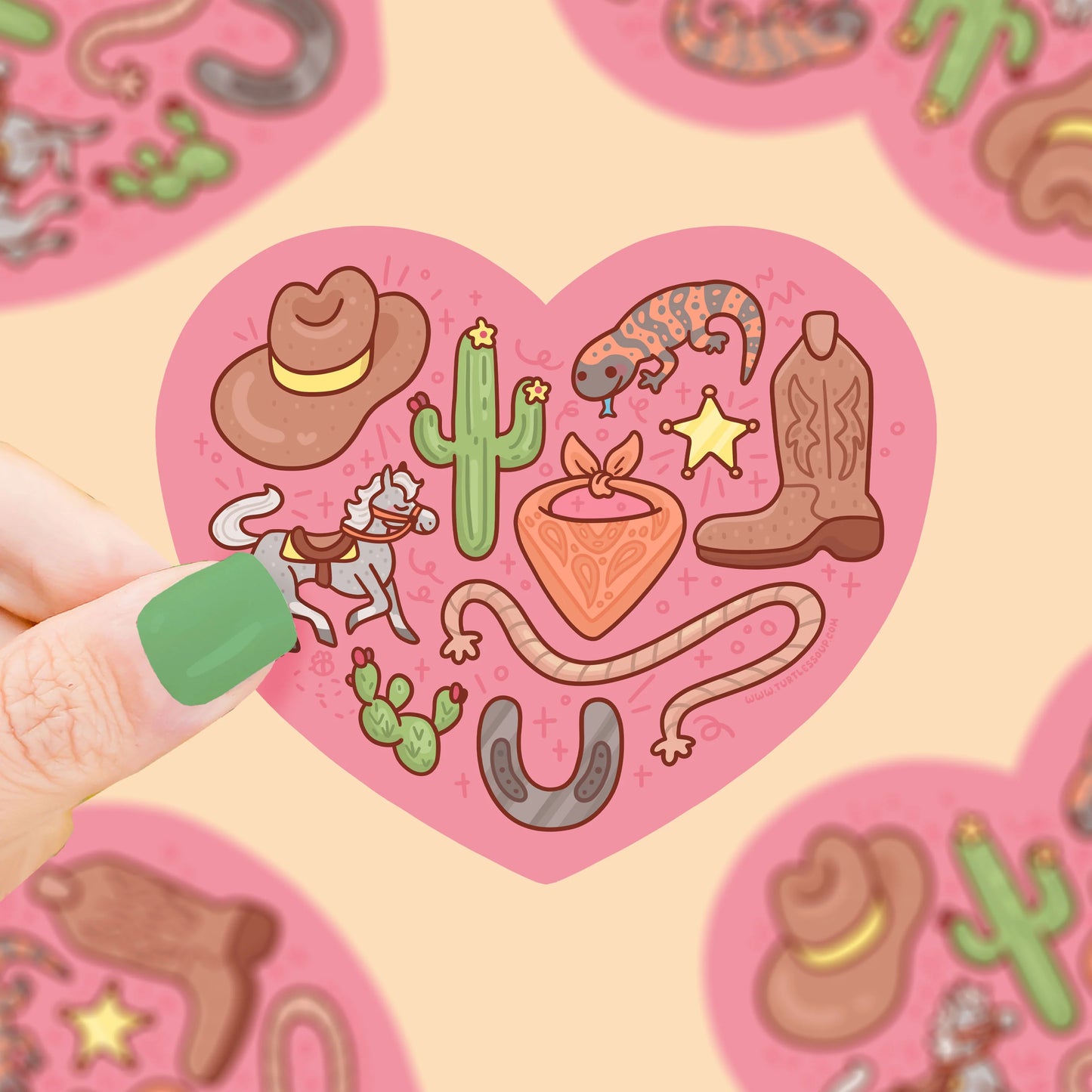 Turtle's Soup Western Stickers