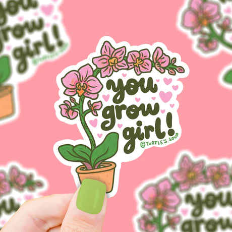Sticker You Grow Girl