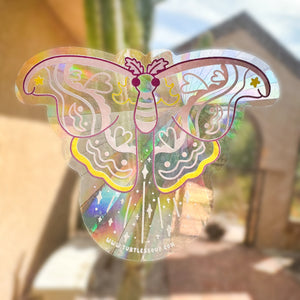 Sticker Suncatcher Moth