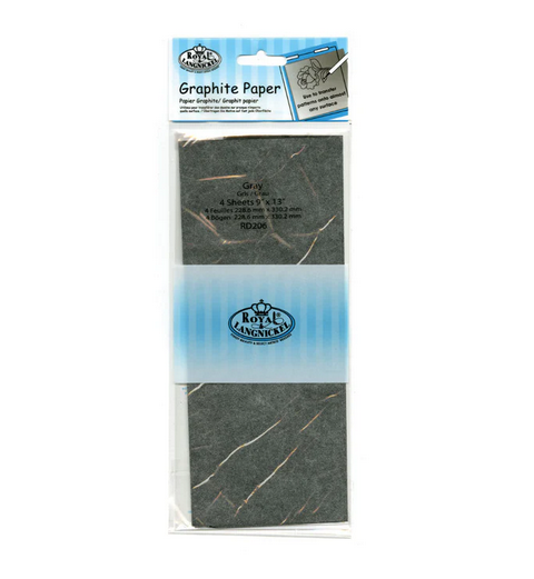 Royal Langnickel 4 Pack Gray 9in x 13in Graphite Paper