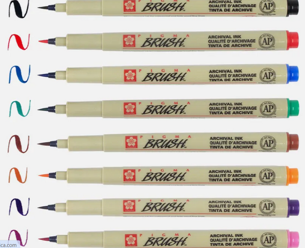 Sakura Pigma Brush Pens
